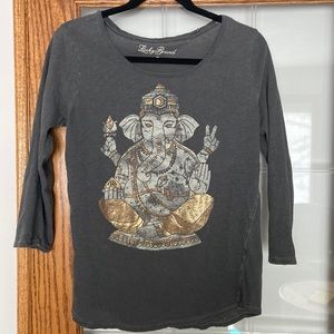 Lucky Brand Ganesha Tee